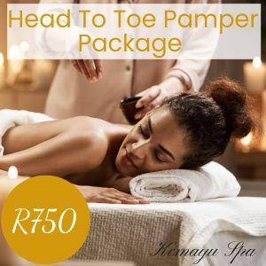 woman having massage in spa package